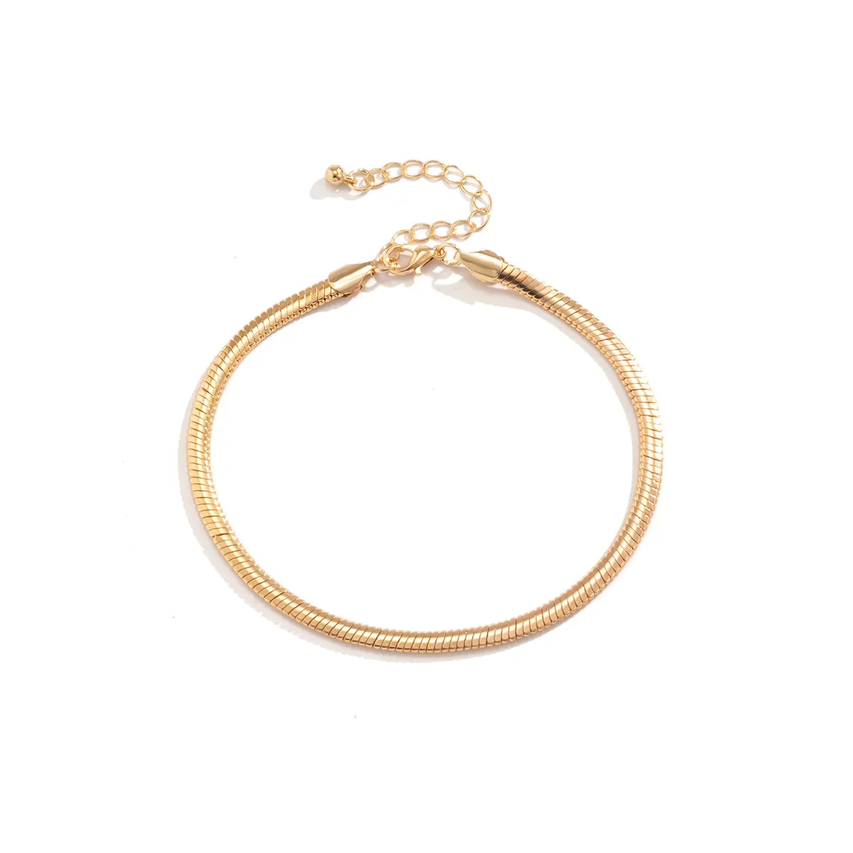18K Gold-Plated Snake Chain Anklet