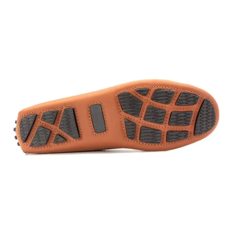 2582 - Rust Sahara Girls Mocassin Loafer