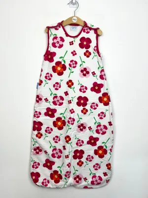 6-18m Grobag Red Flowers Sleeping Bag 2.5 tog