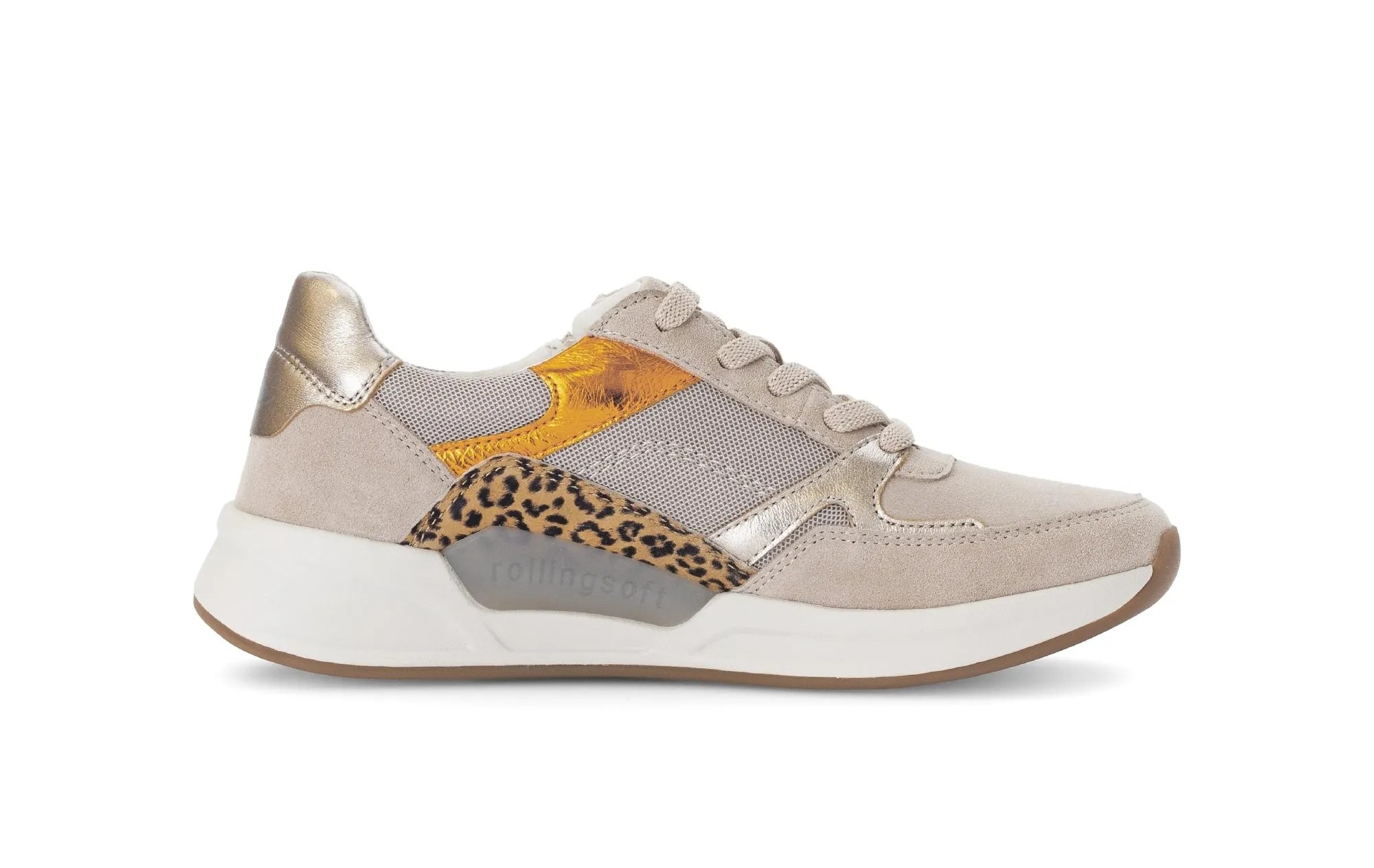 '66.958.33' women's rolling sneaker - beige