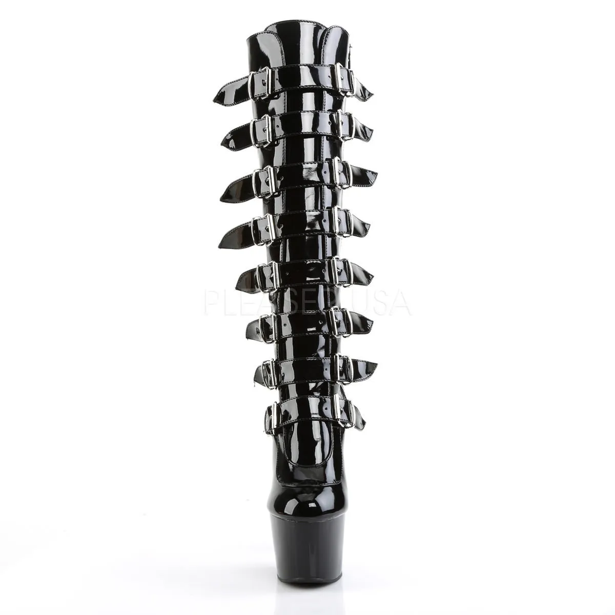 7 Inch Heel ADORE-2043 Black Patent