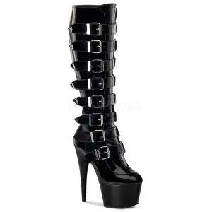 7 Inch Heel ADORE-2043 Black Patent