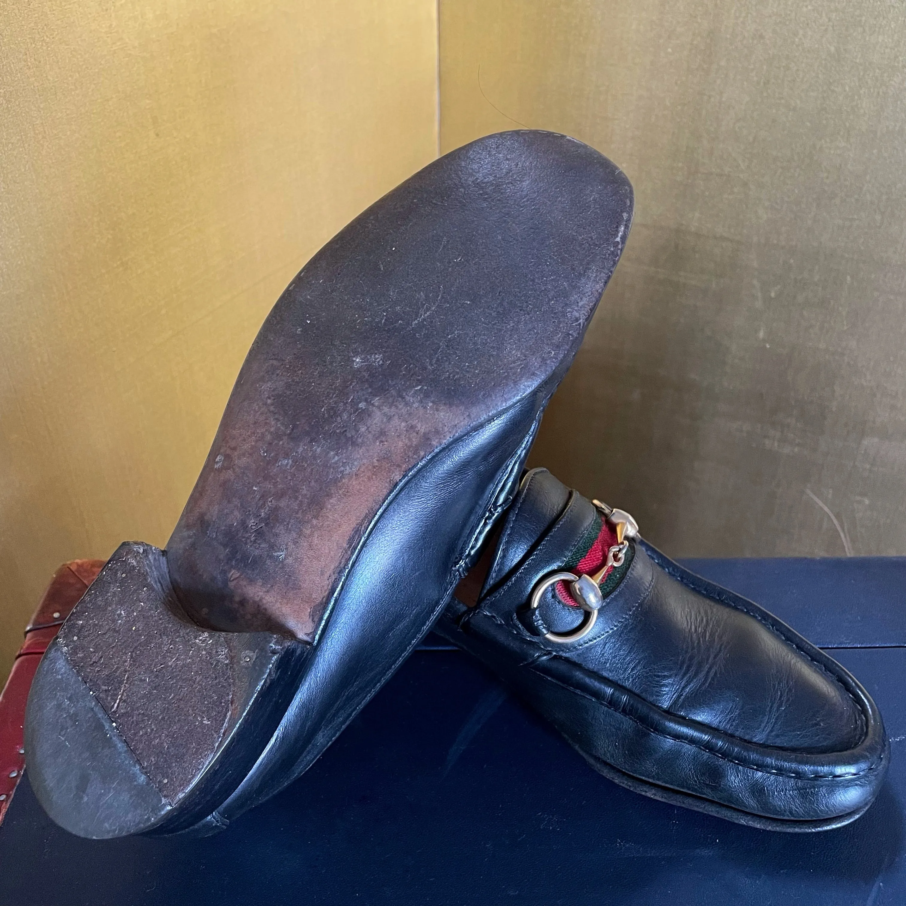 A PAIR OF CLASSIC 1970s GUCCI LOAFERS