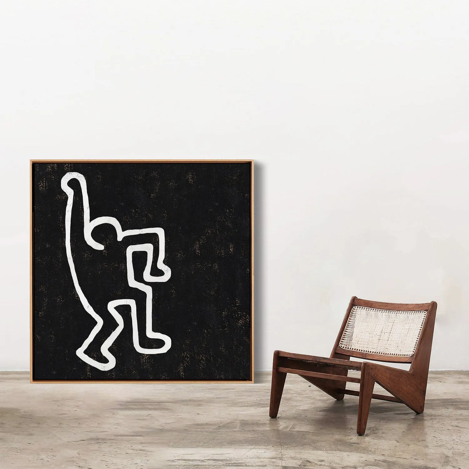 Abstract Dancing Man Painting H202SR