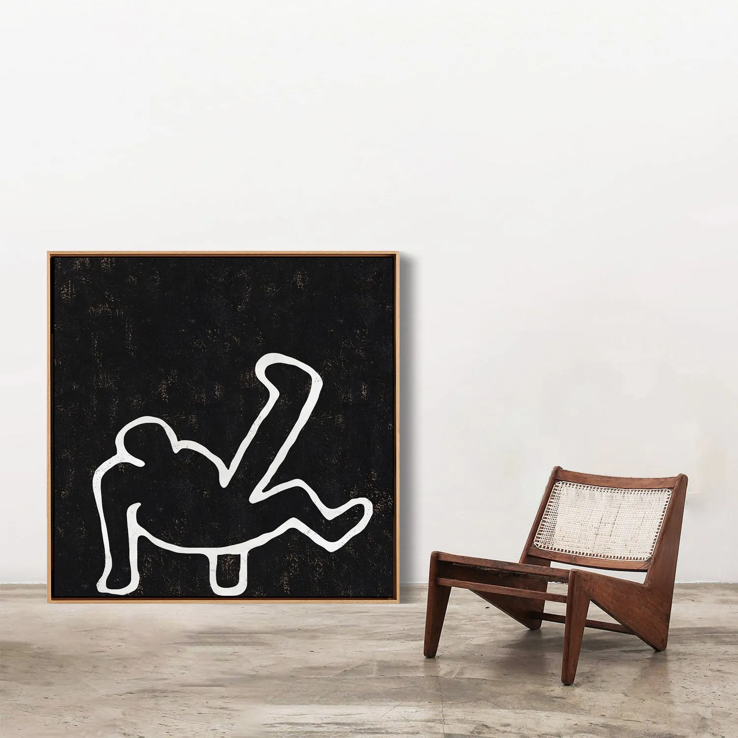 Abstract Dancing Man Painting H205SR