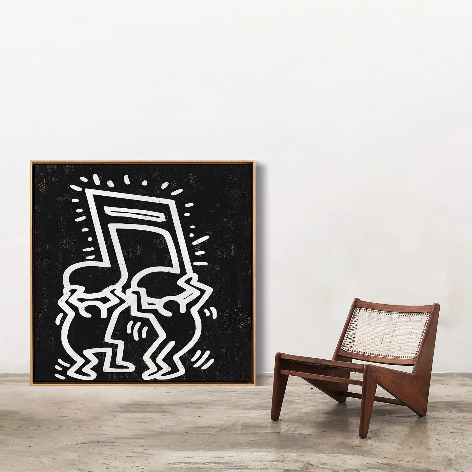 Abstract Dancing Man Painting H307SR