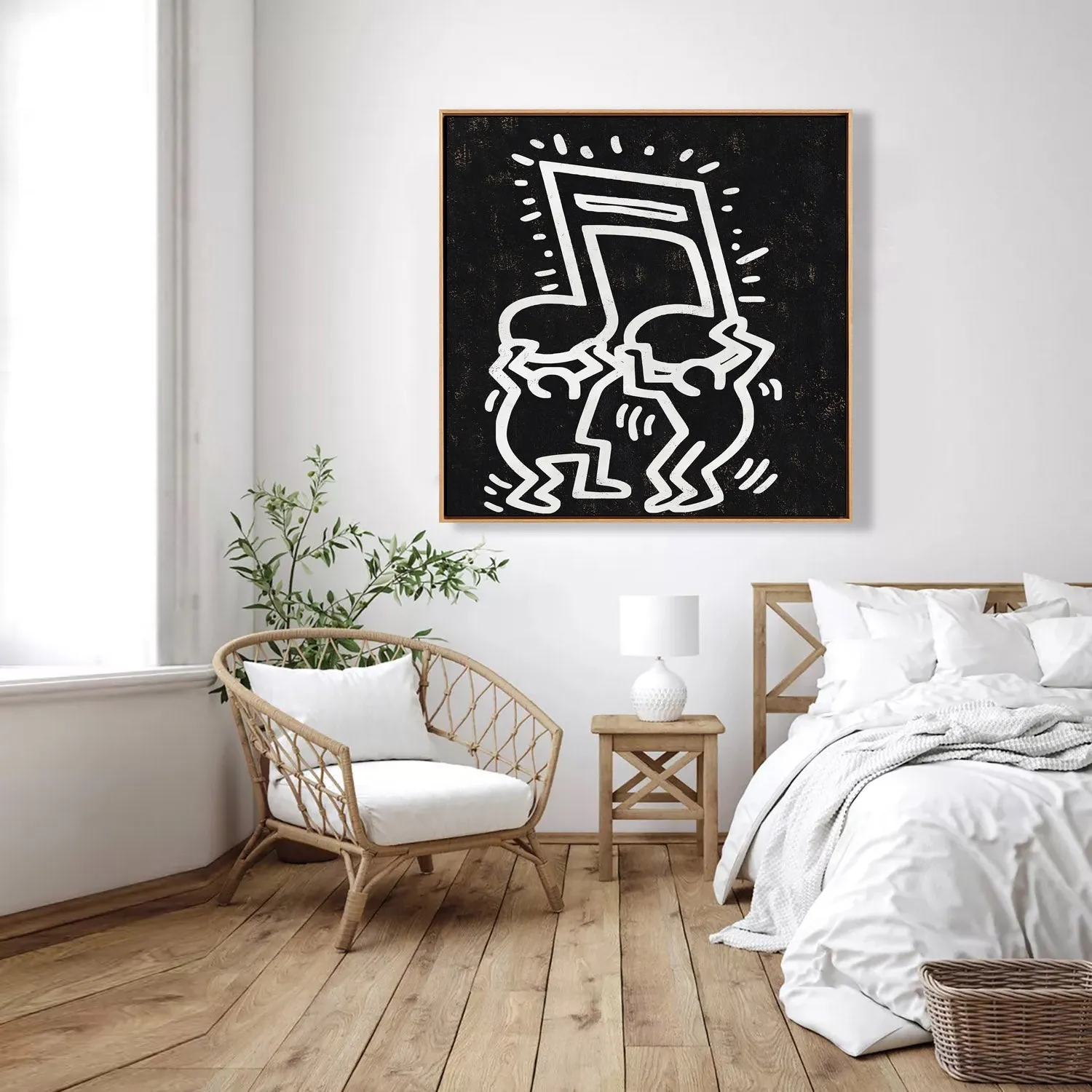 Abstract Dancing Man Painting H307SR