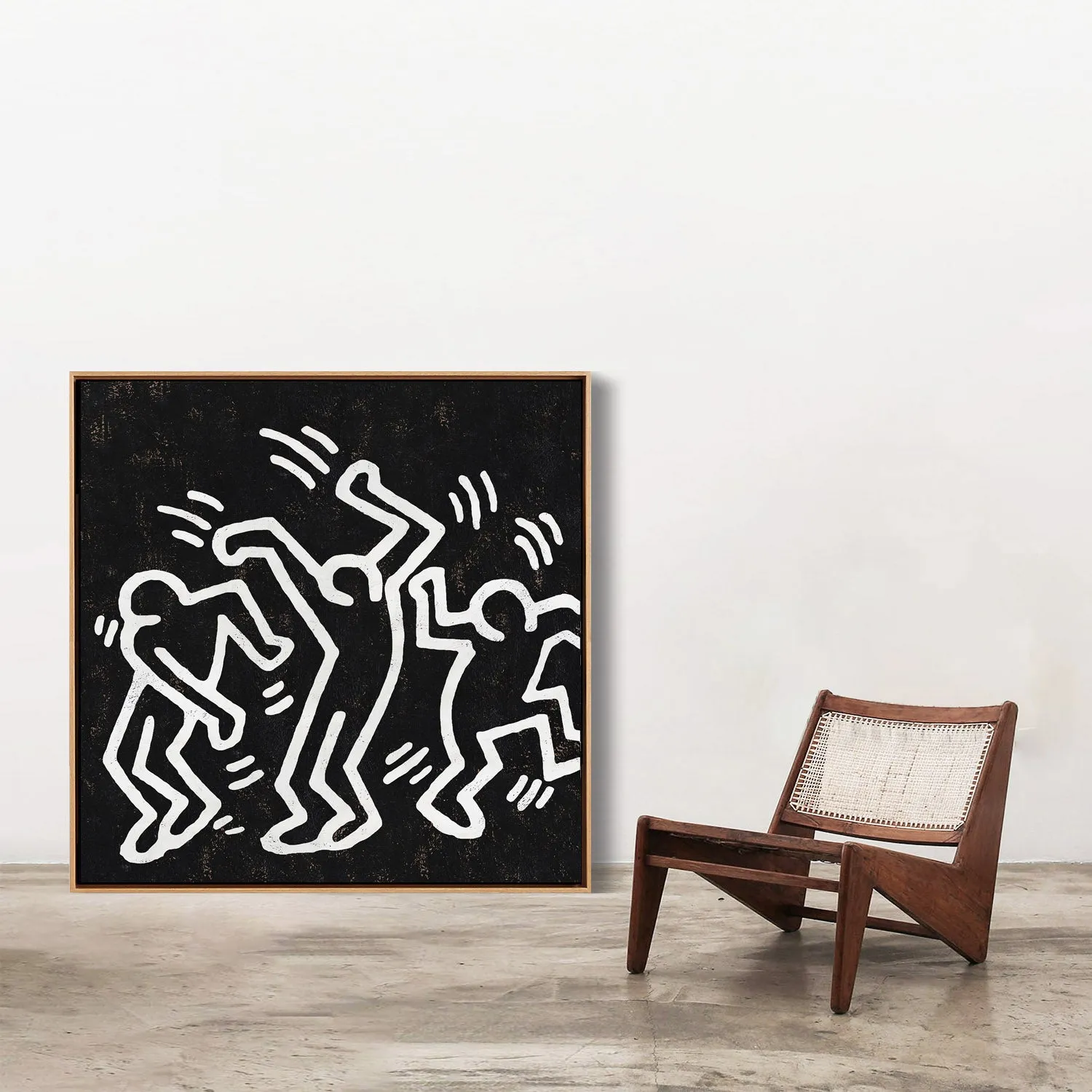 Abstract Dancing Man Painting H317SR