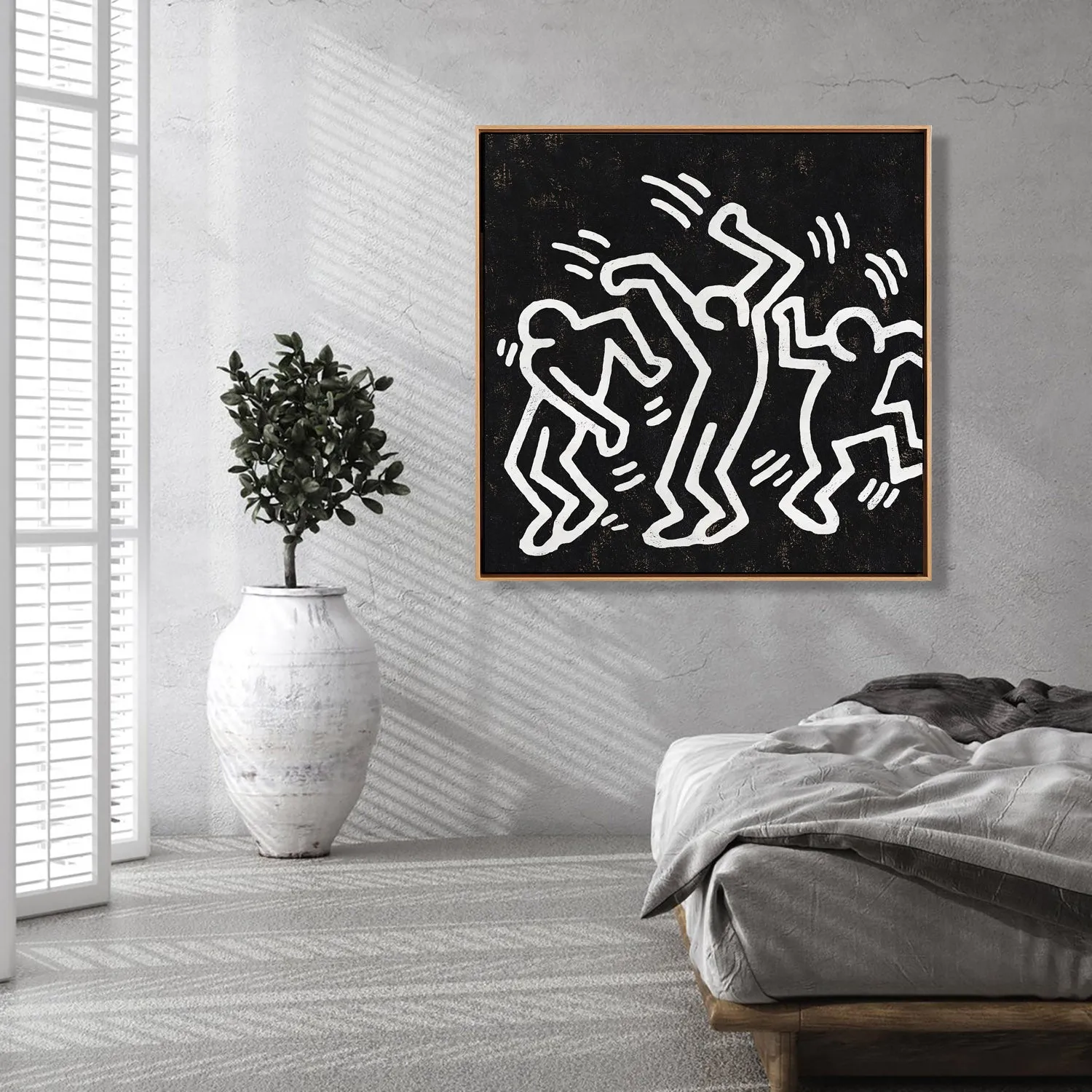Abstract Dancing Man Painting H317SR