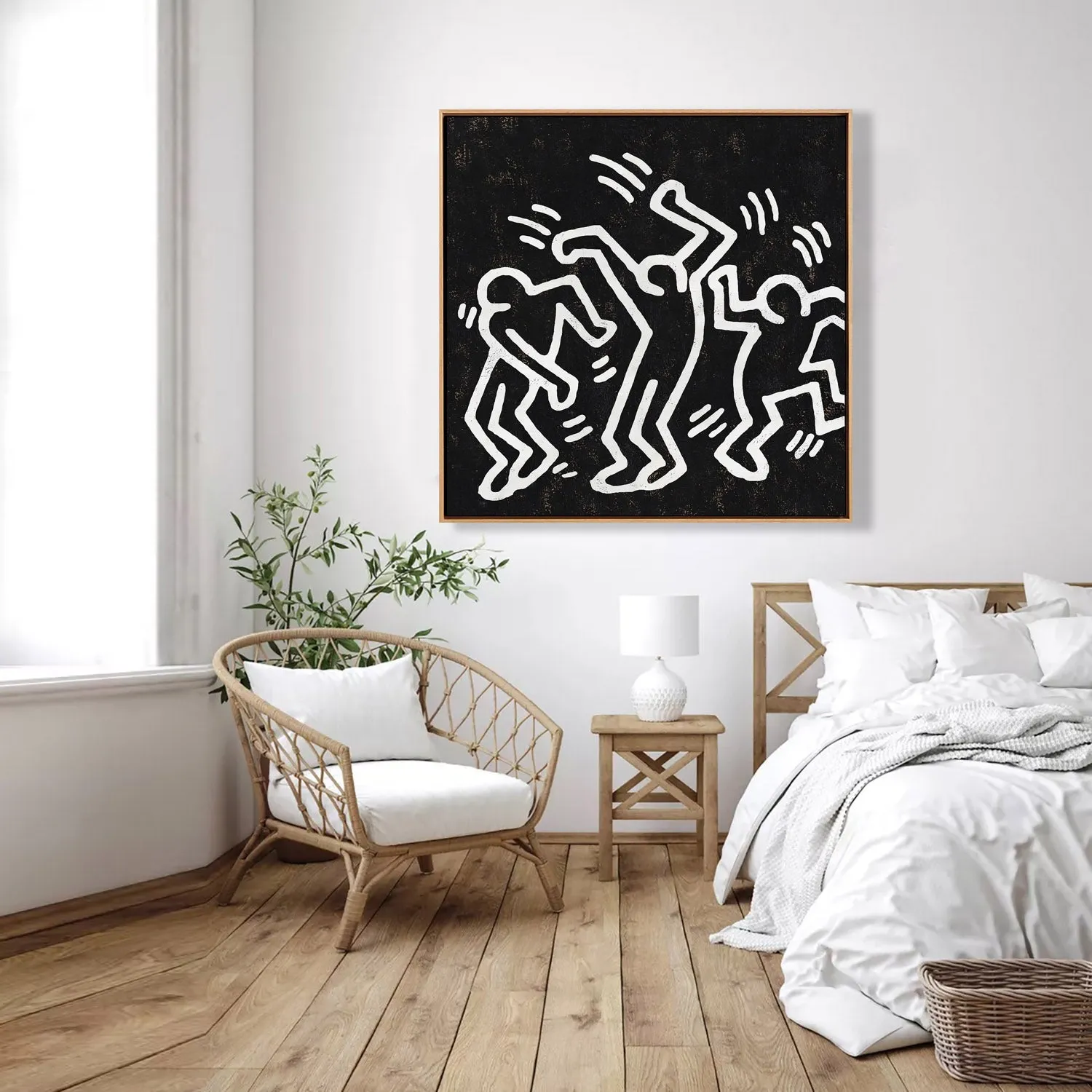 Abstract Dancing Man Painting H317SR