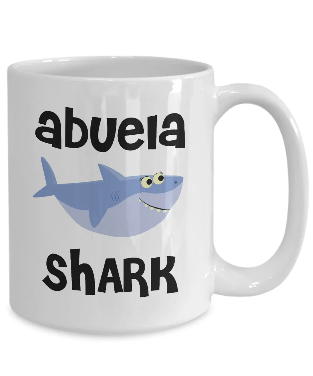Abuela Shark Mug Coffee Cup Abuela Birthday Gift Idea Do Do Do Gifts for Abuelas