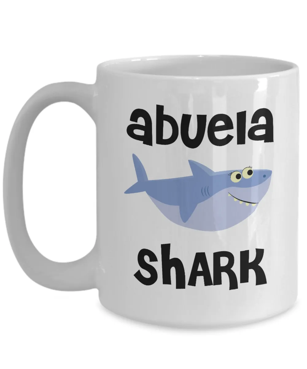 Abuela Shark Mug Coffee Cup Abuela Birthday Gift Idea Do Do Do Gifts for Abuelas