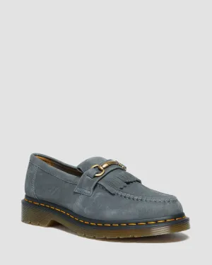 Adrian Snaffle Tumbled Nubuck Leather Loafers