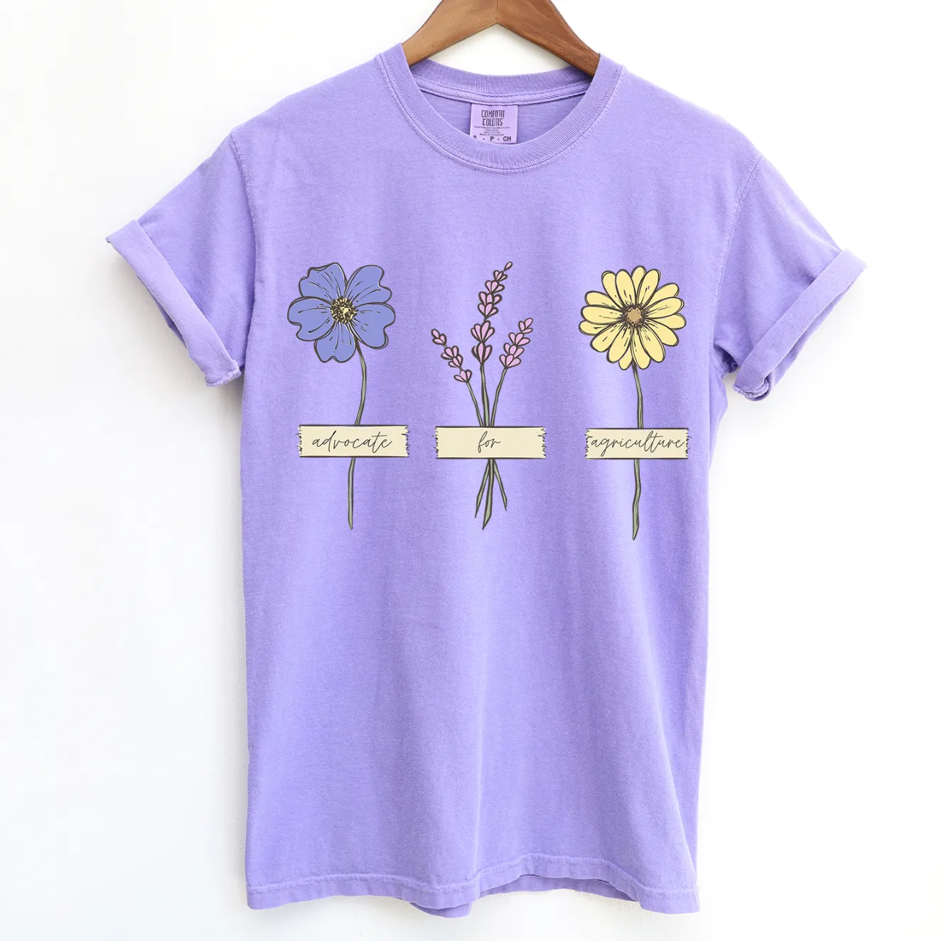 Advocate for Agriculture Stems – Comfort Colors T-Shirt