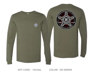 Airspace Security Branch Comfort Unisex Cotton LS Tee - YG7t5G