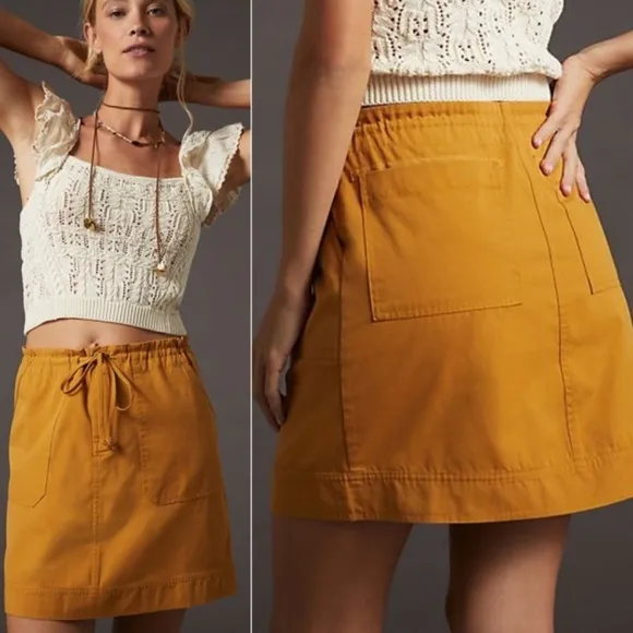Anthropologie Tiny Mavericks Casual Mini Skirt