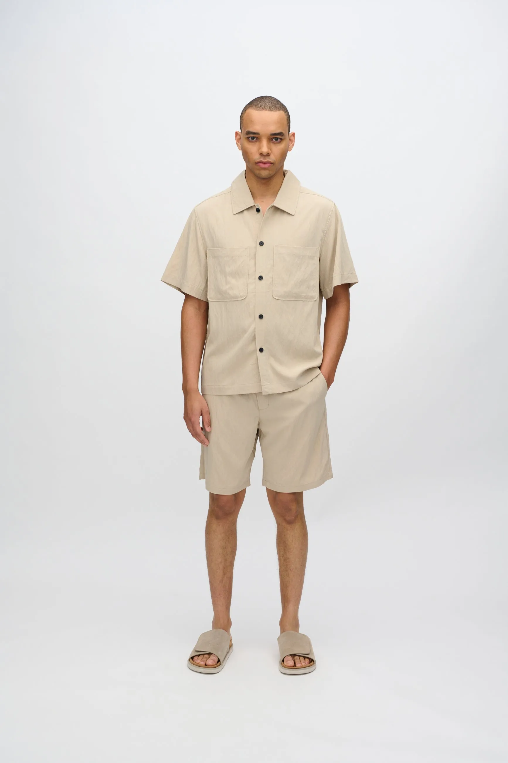 Atlas shorts 4222 - White Pepper