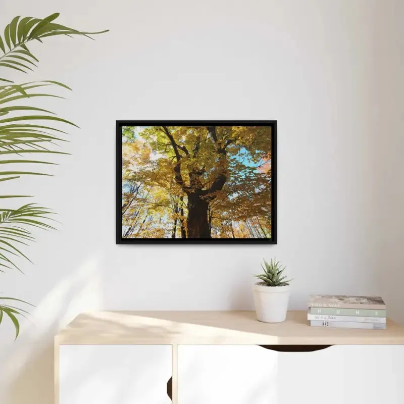 Autumn Magic Matte Canvas Yellow Leaves