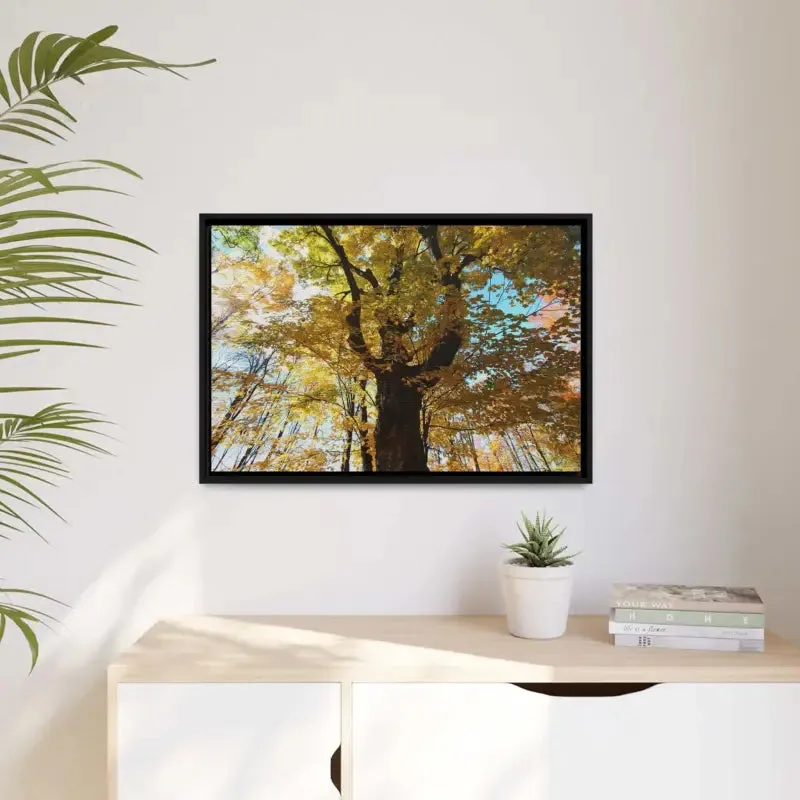 Autumn Magic Matte Canvas Yellow Leaves