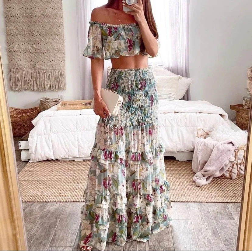 Baloa Floral Skirt Set BIG ✨ MONTH ✨ SALE ✨