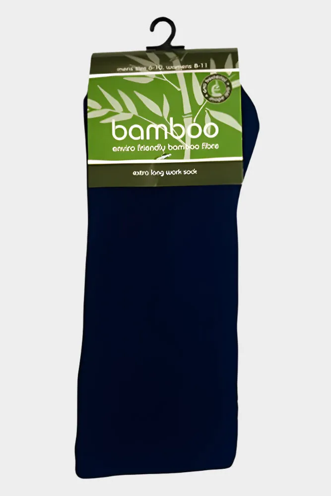 Bamboo Textiles X-Long Thick Sock (Navy)