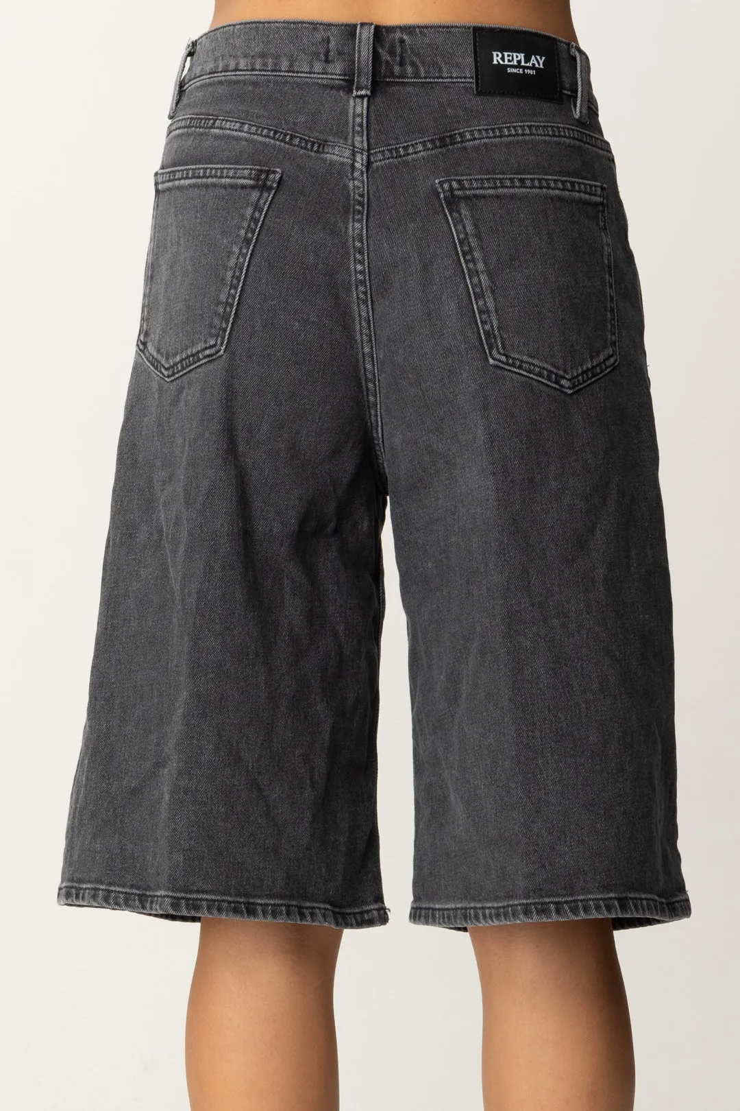 Bermuda In Jeans a Vita Alta