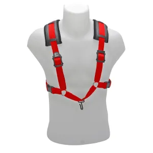 BG A and T Saxophone Comfort Harness ~ XL ~ Red ~ Metal Hook
