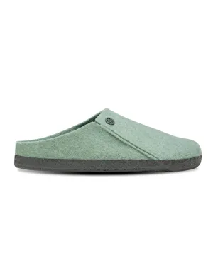 Birkenstock Zermatt Wool Felt Shearling Matcha Clogs