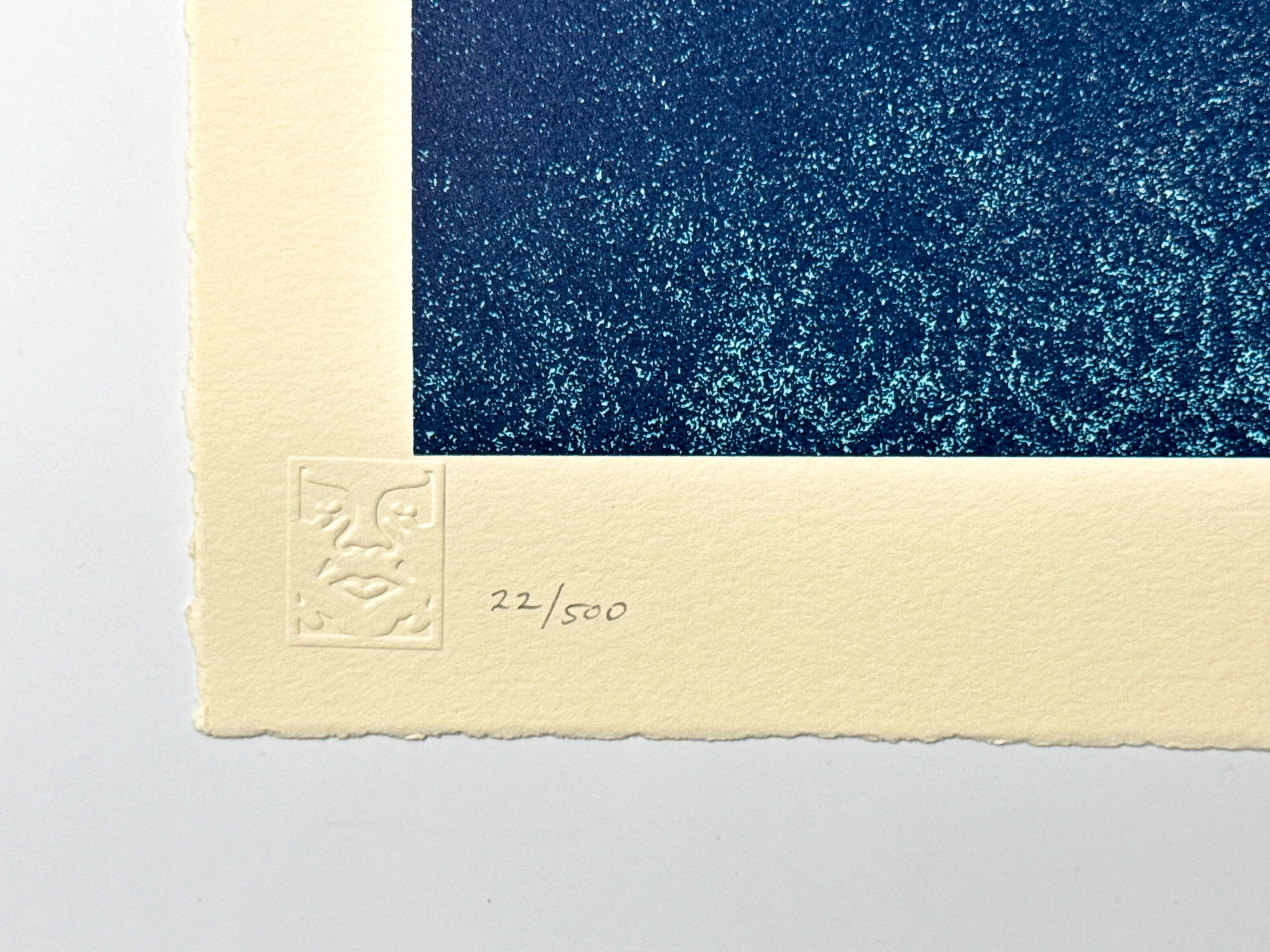 Bliss At The Cliff's Edge Letterpress