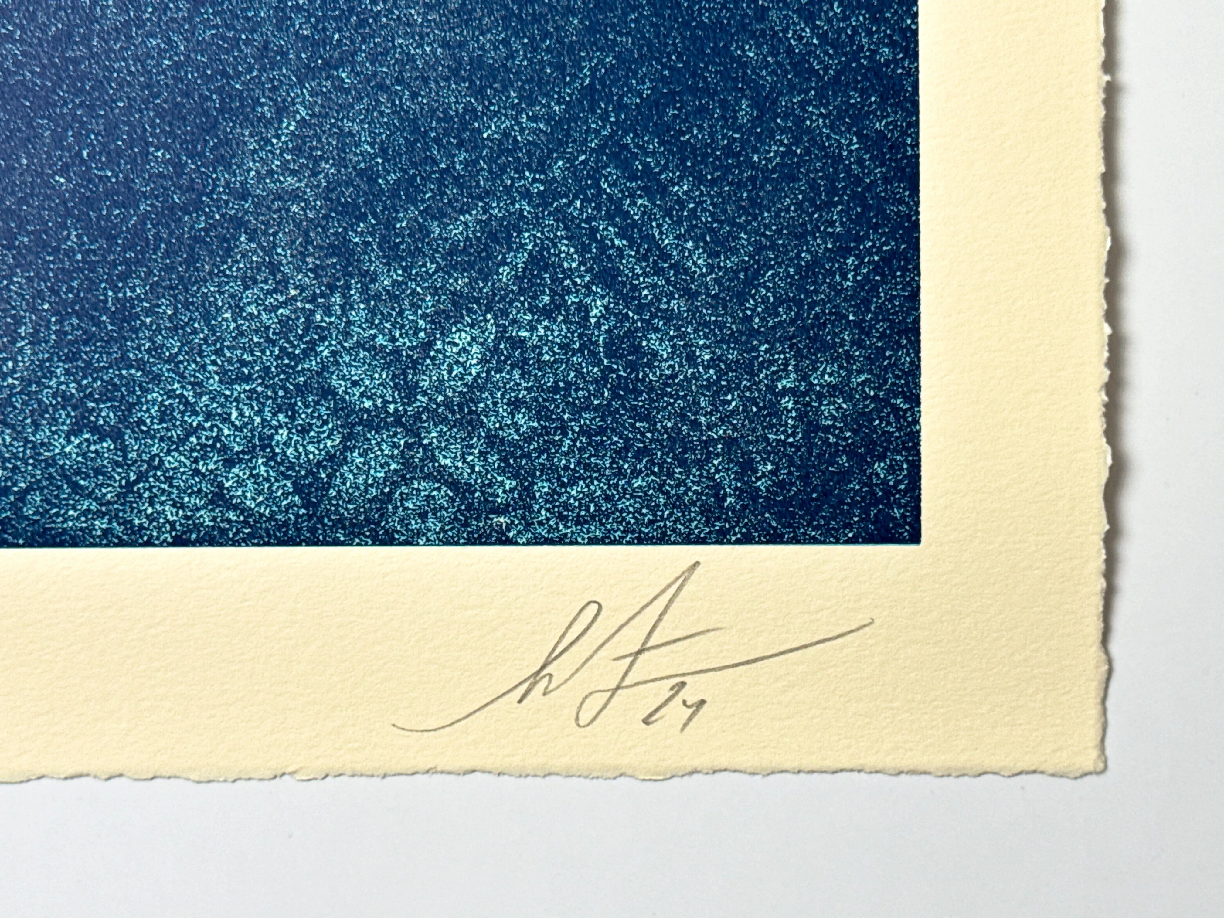 Bliss At The Cliff's Edge Letterpress