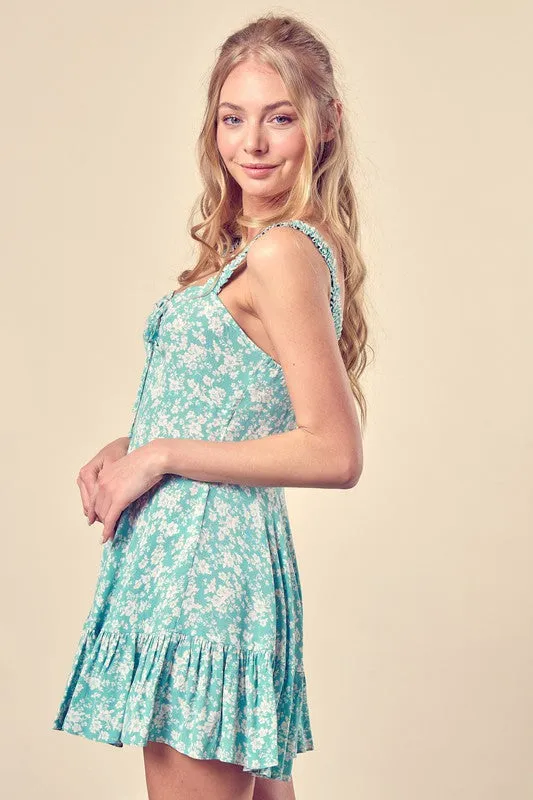 BLOOM DRAWSTRING ROMPER