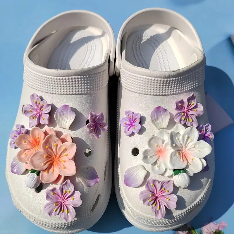 Blumen Clogs-Deko