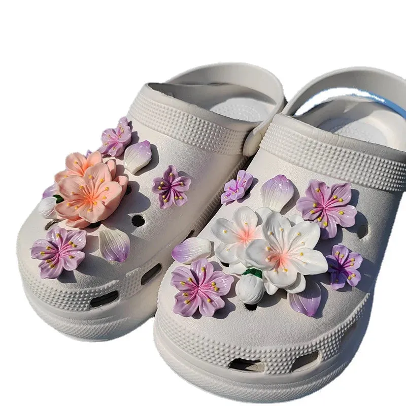 Blumen Clogs-Deko
