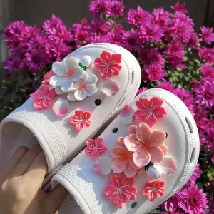 Blumen Clogs-Deko