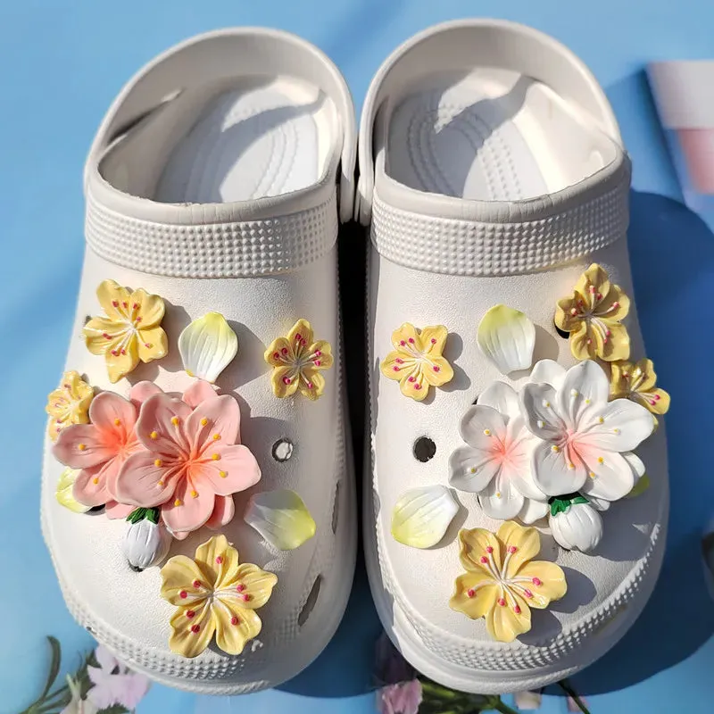 Blumen Clogs-Deko