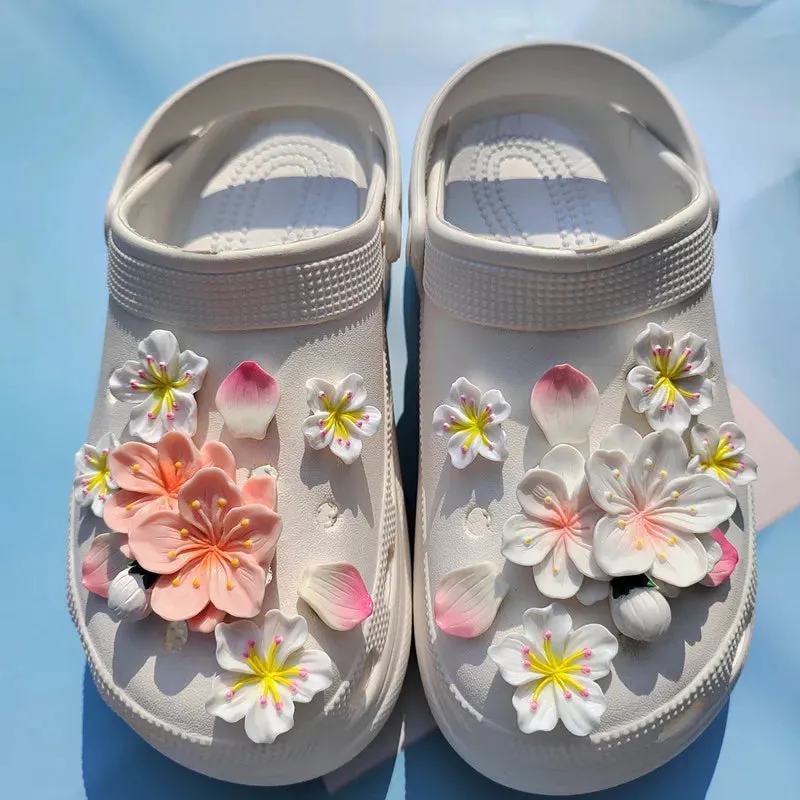 Blumen Clogs-Deko