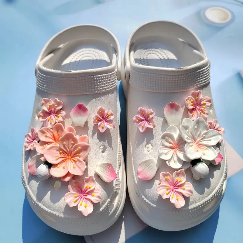 Blumen Clogs-Deko