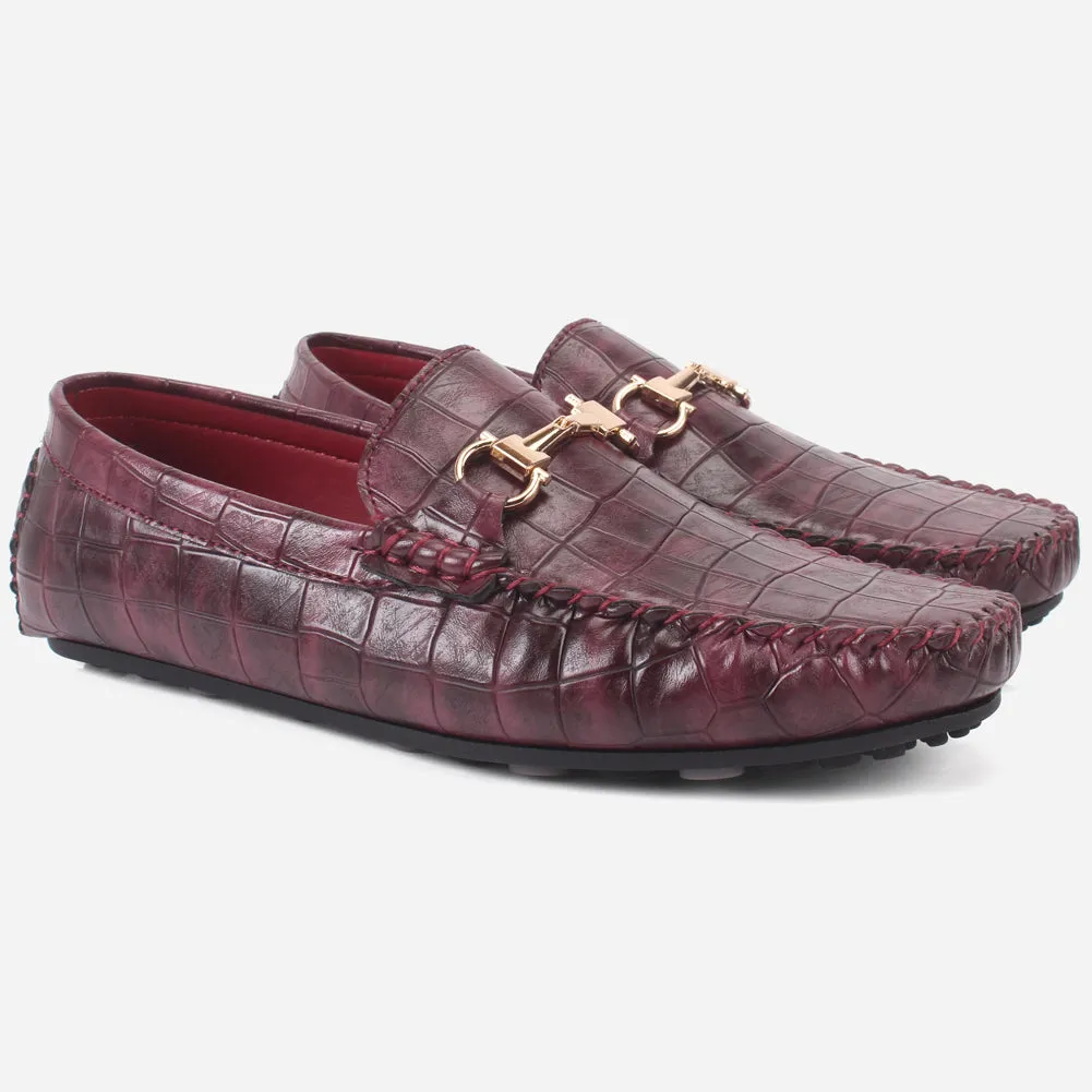 Boys "ROCKY" Textured Slip-ons Moccasins