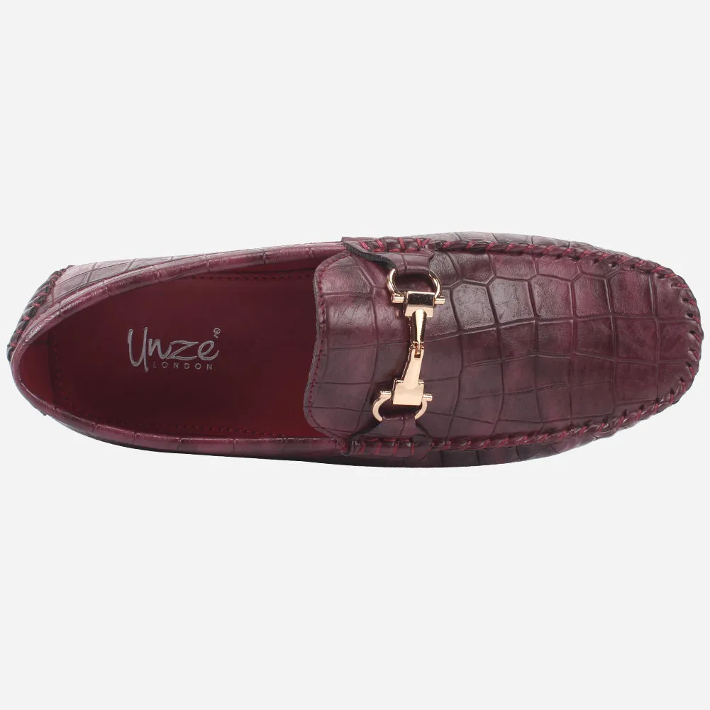 Boys "ROCKY" Textured Slip-ons Moccasins