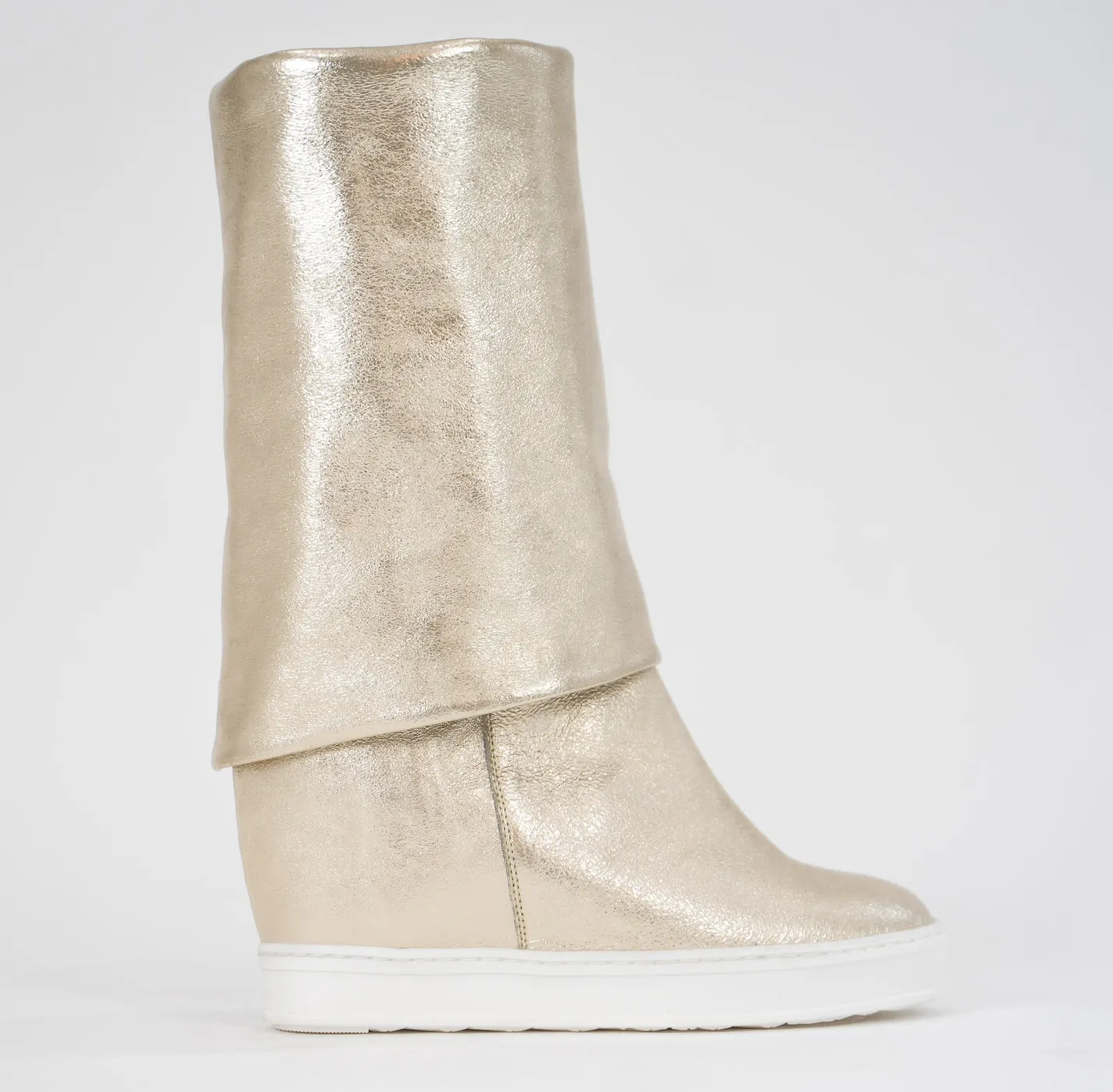 Brave Gold Metallic Boot