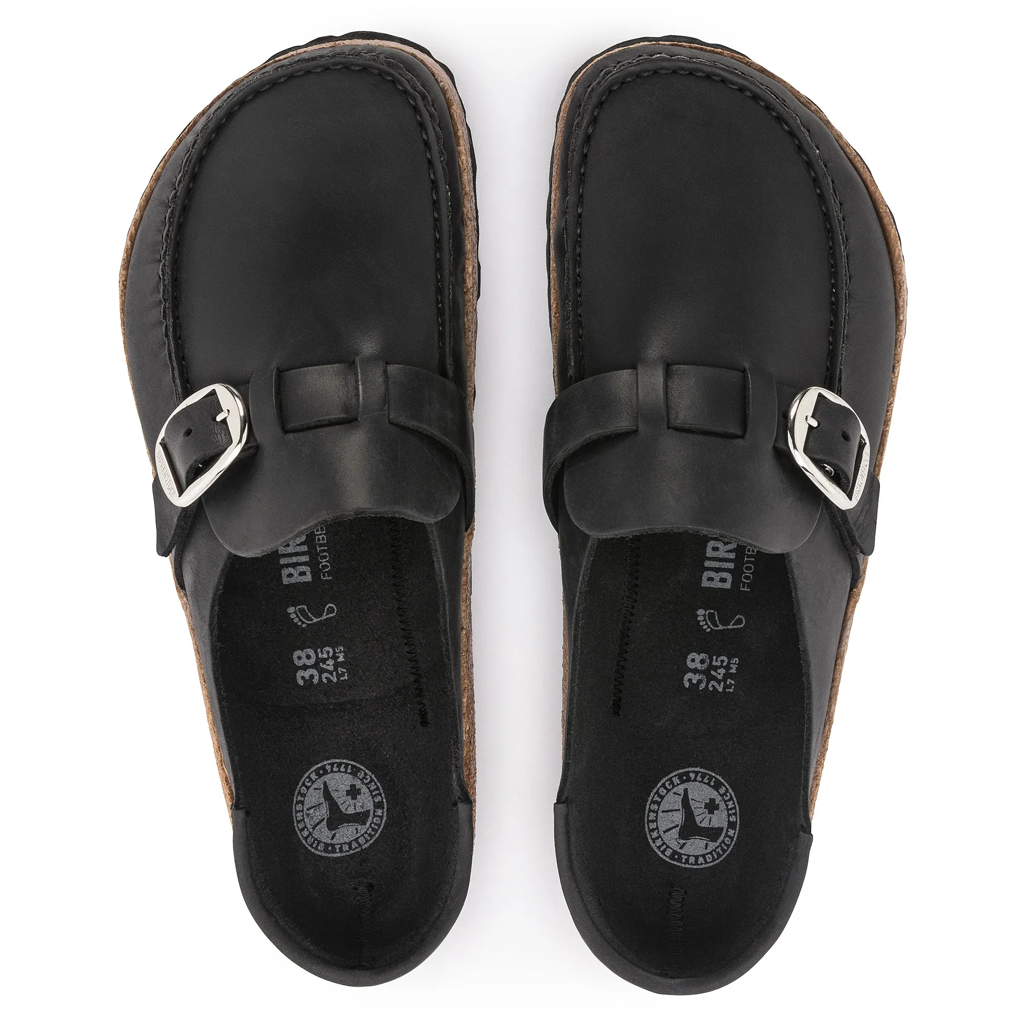BUCKLEY - BLACK - OIL LEATHER
