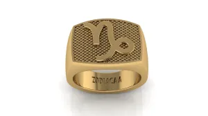 Capricorn Gold&Bold mens ring