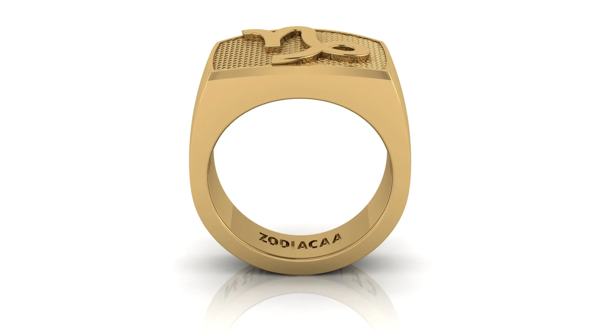 Capricorn Gold&Bold mens ring