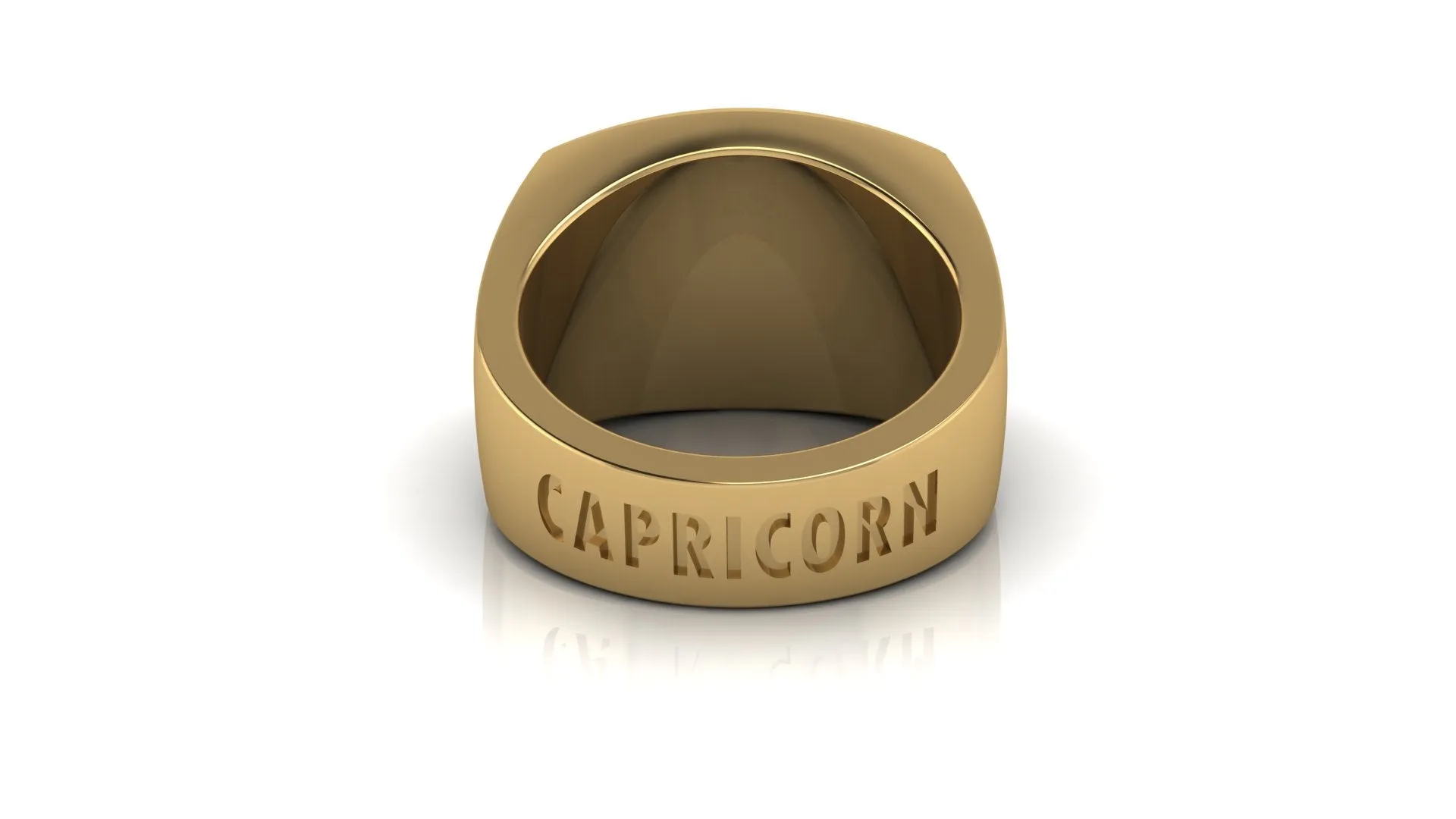 Capricorn Gold&Bold mens ring