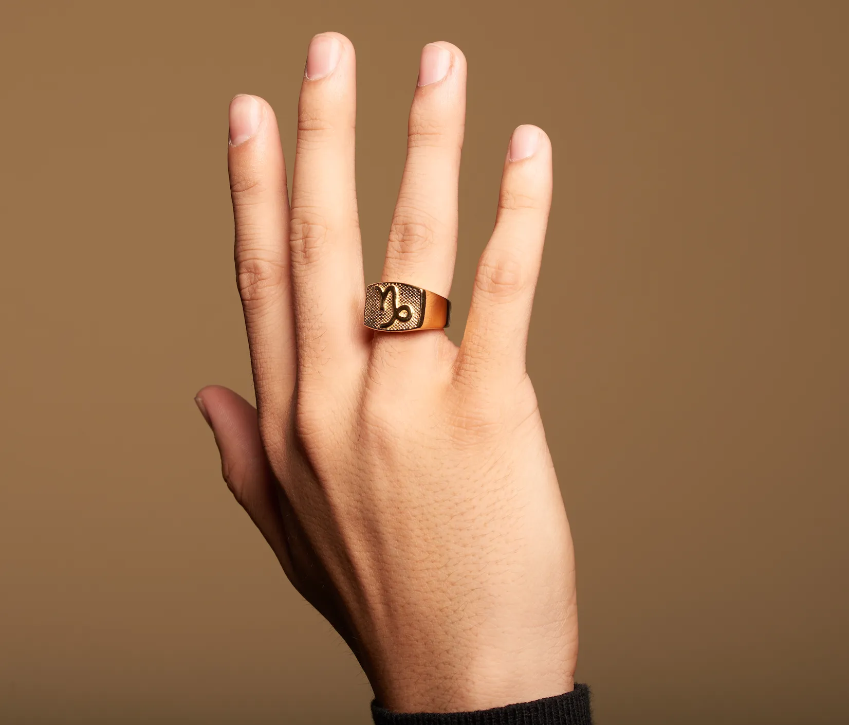 Capricorn Gold&Bold mens ring