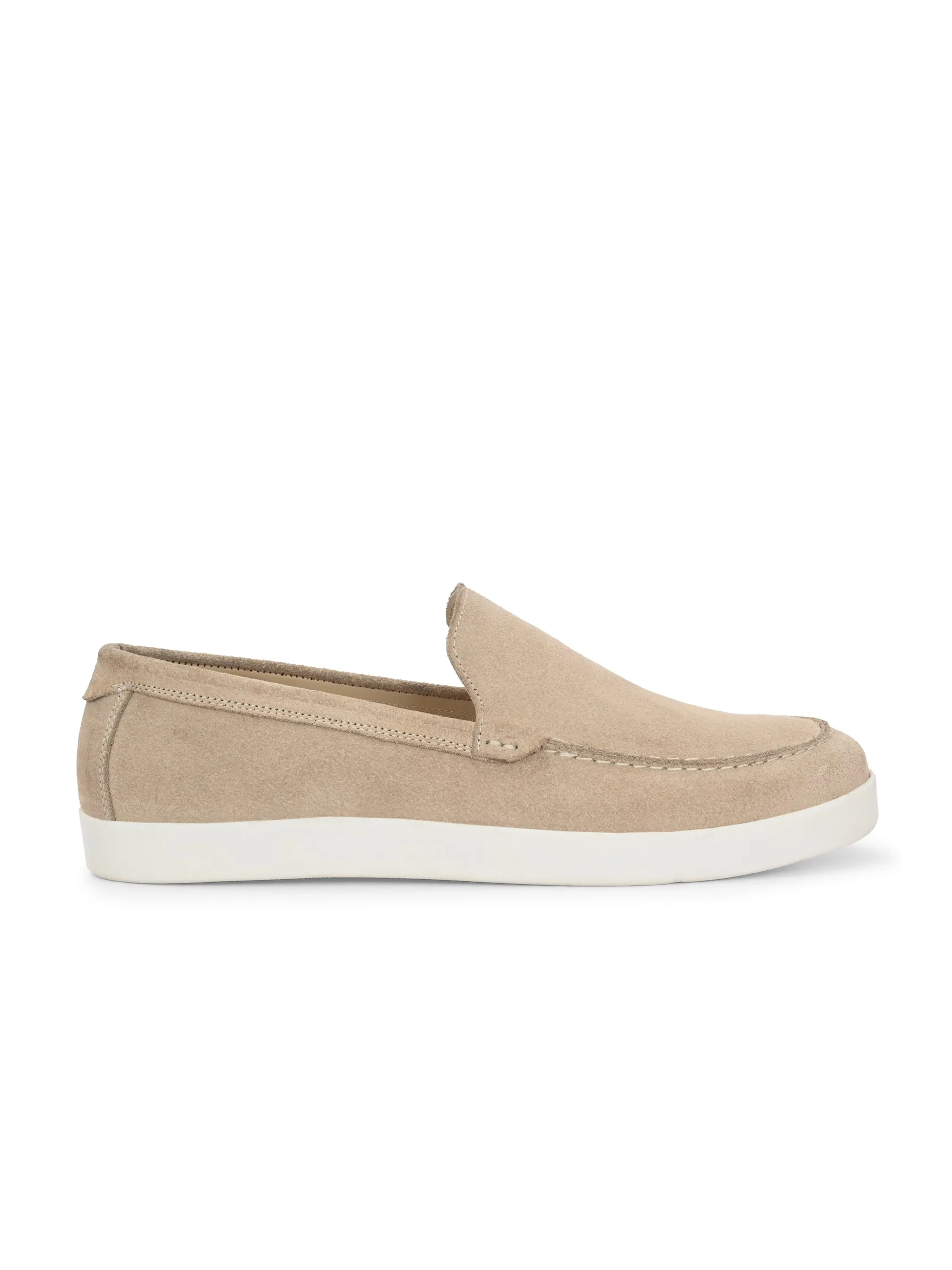 CARLO ROMANO BEIGE COLOR SUEDE LEATHER STYLISH SHOES FOR MEN