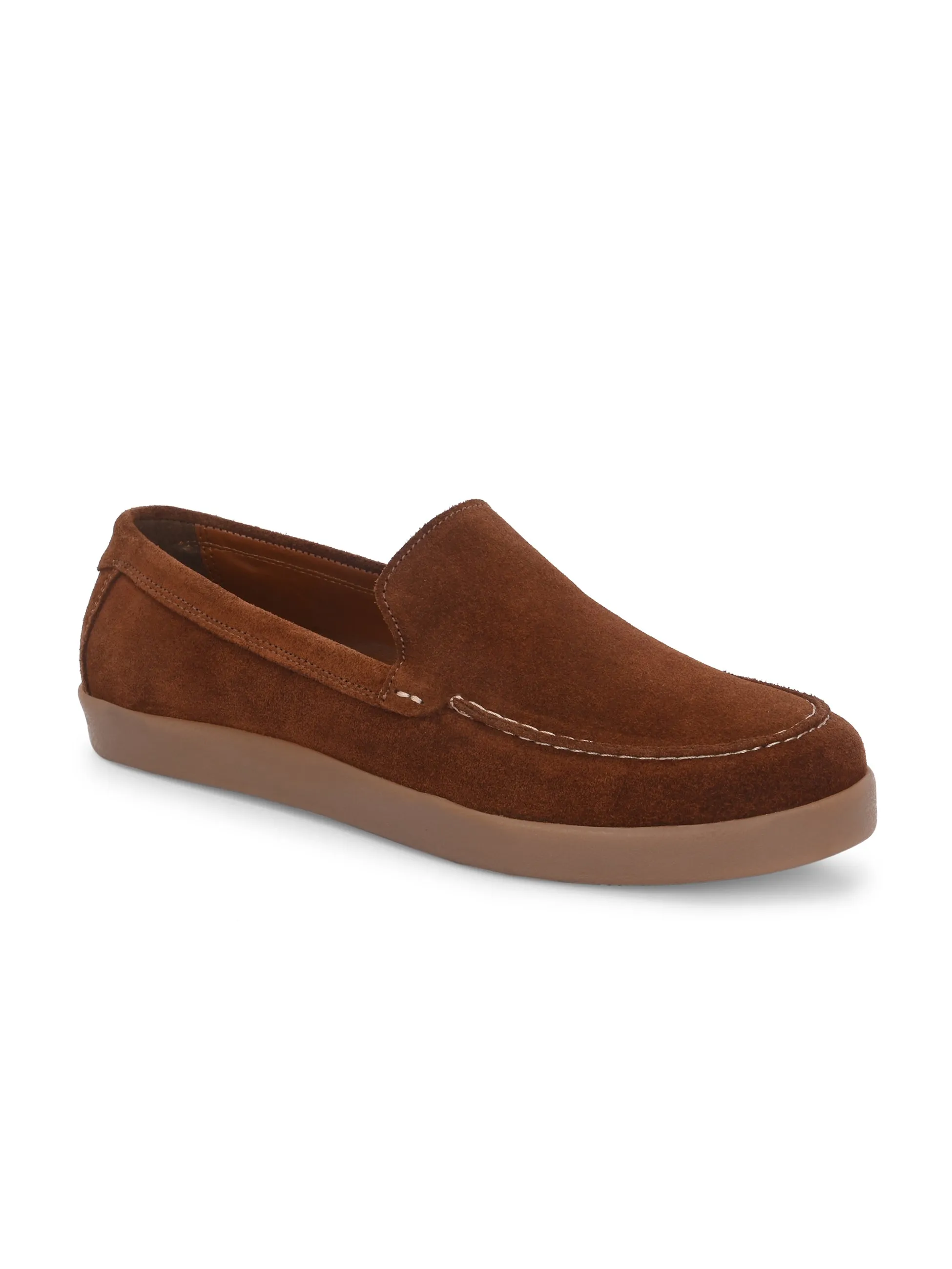 CARLO ROMANO BEIGE COLOR SUEDE LEATHER STYLISH SHOES FOR MEN