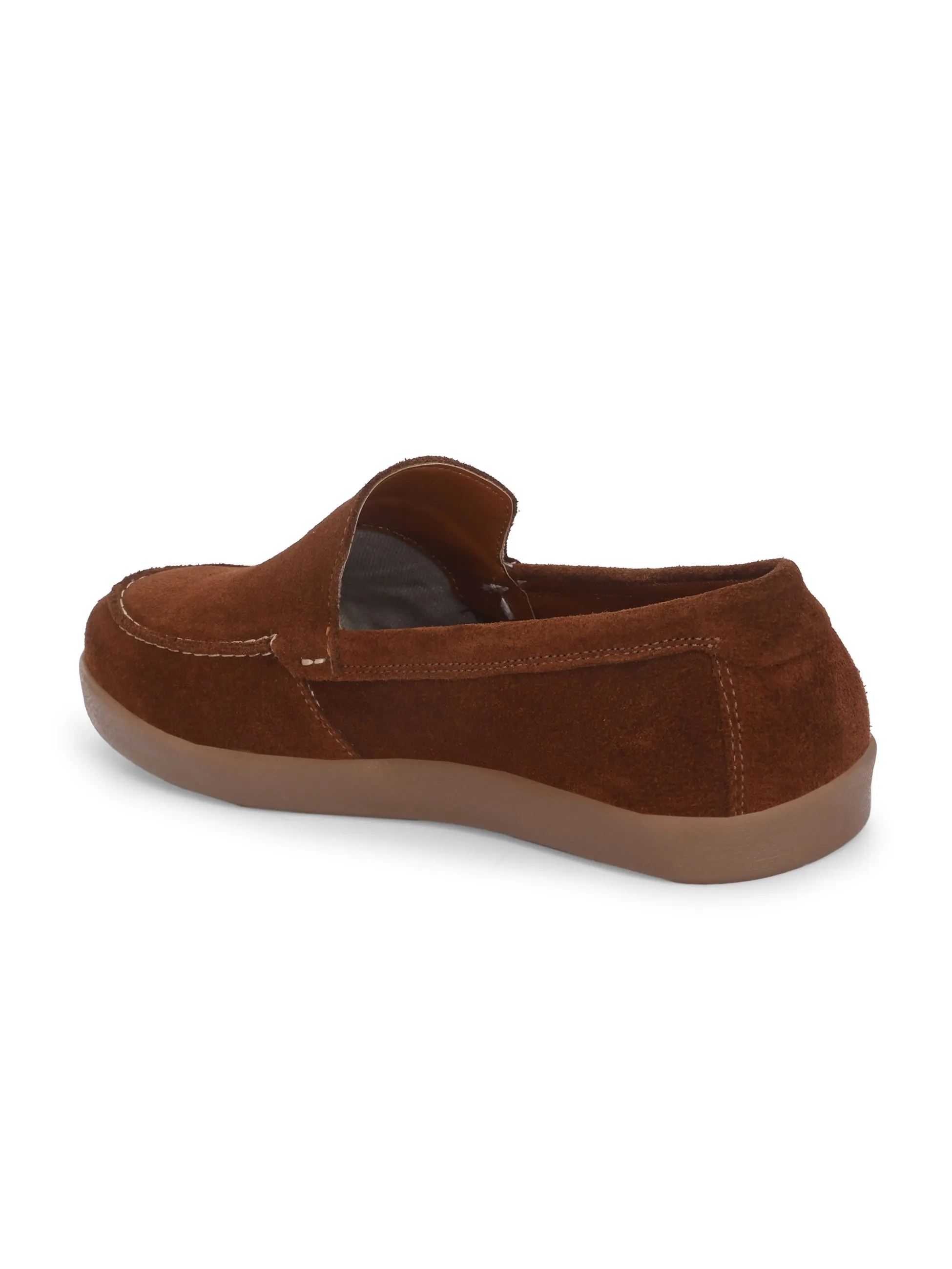 CARLO ROMANO BEIGE COLOR SUEDE LEATHER STYLISH SHOES FOR MEN