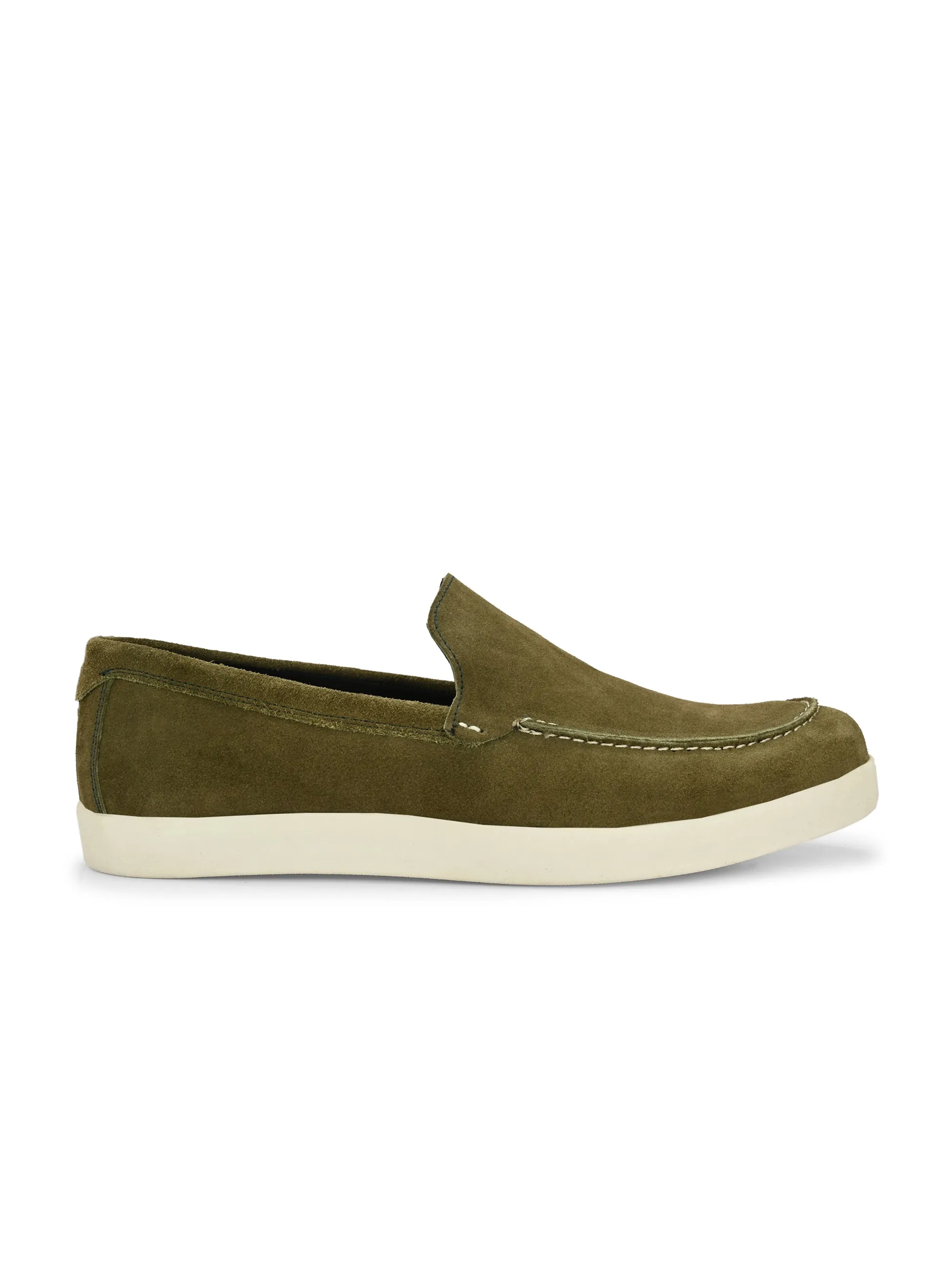 CARLO ROMANO BEIGE COLOR SUEDE LEATHER STYLISH SHOES FOR MEN