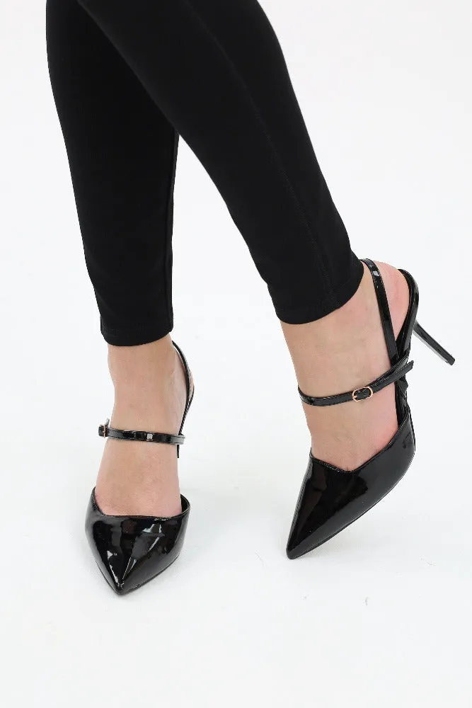 CEO Chic Strappy Stiletto Heels